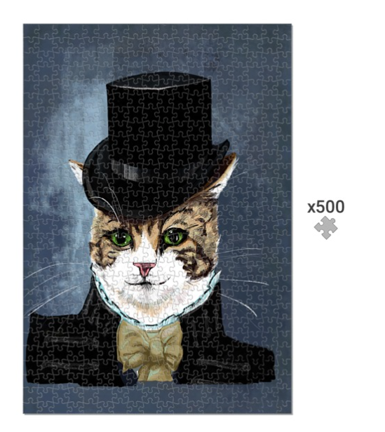 Jigsaw Puzzle - Gentleman Cat