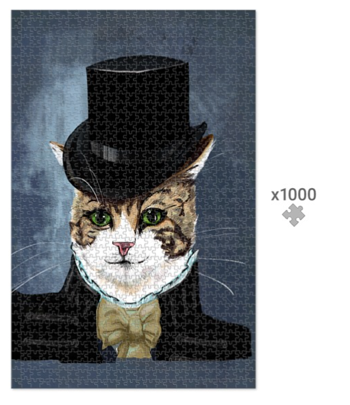 Jigsaw Puzzle - Gentleman Cat