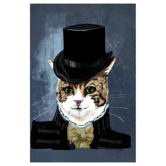 Gentleman Cat Poster