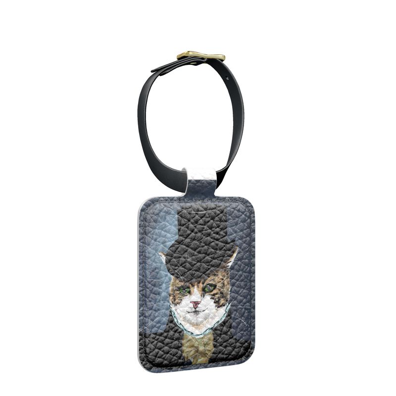 Luggage Tag - Gentleman Cat